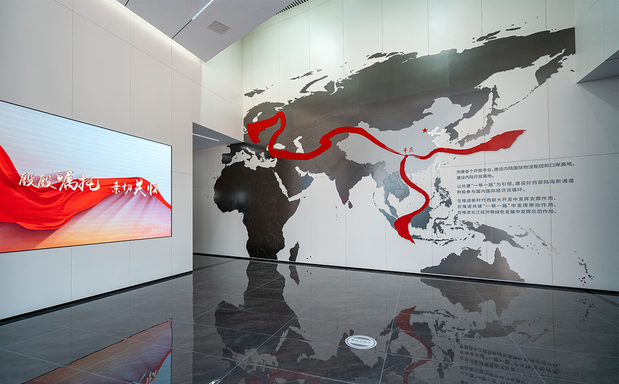 内陆国际物流枢纽展示中心