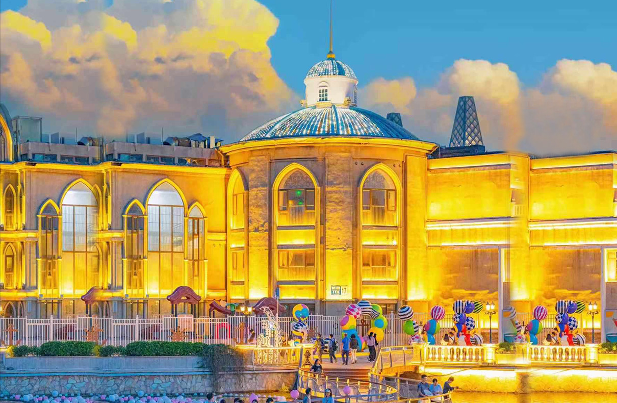 亮马河铂宫船闸闸室提升改造工程 裸眼3D动态艺术体验空间